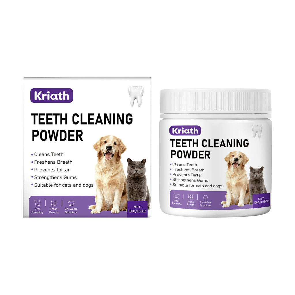 Pet Dental Cleaning Powder for Cats and Dogs