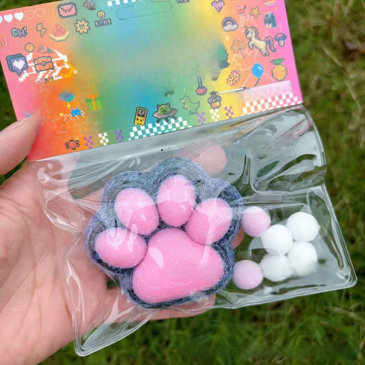 Soft Gel Cat Paw Stress Relief Toy