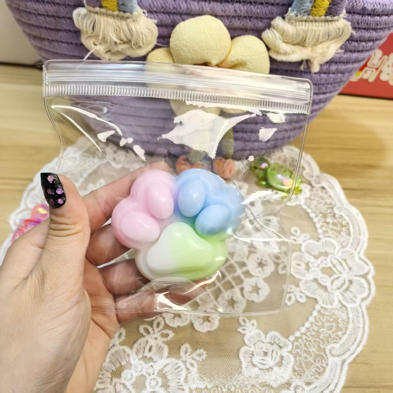Soft Gel Cat Paw Stress Relief Toy