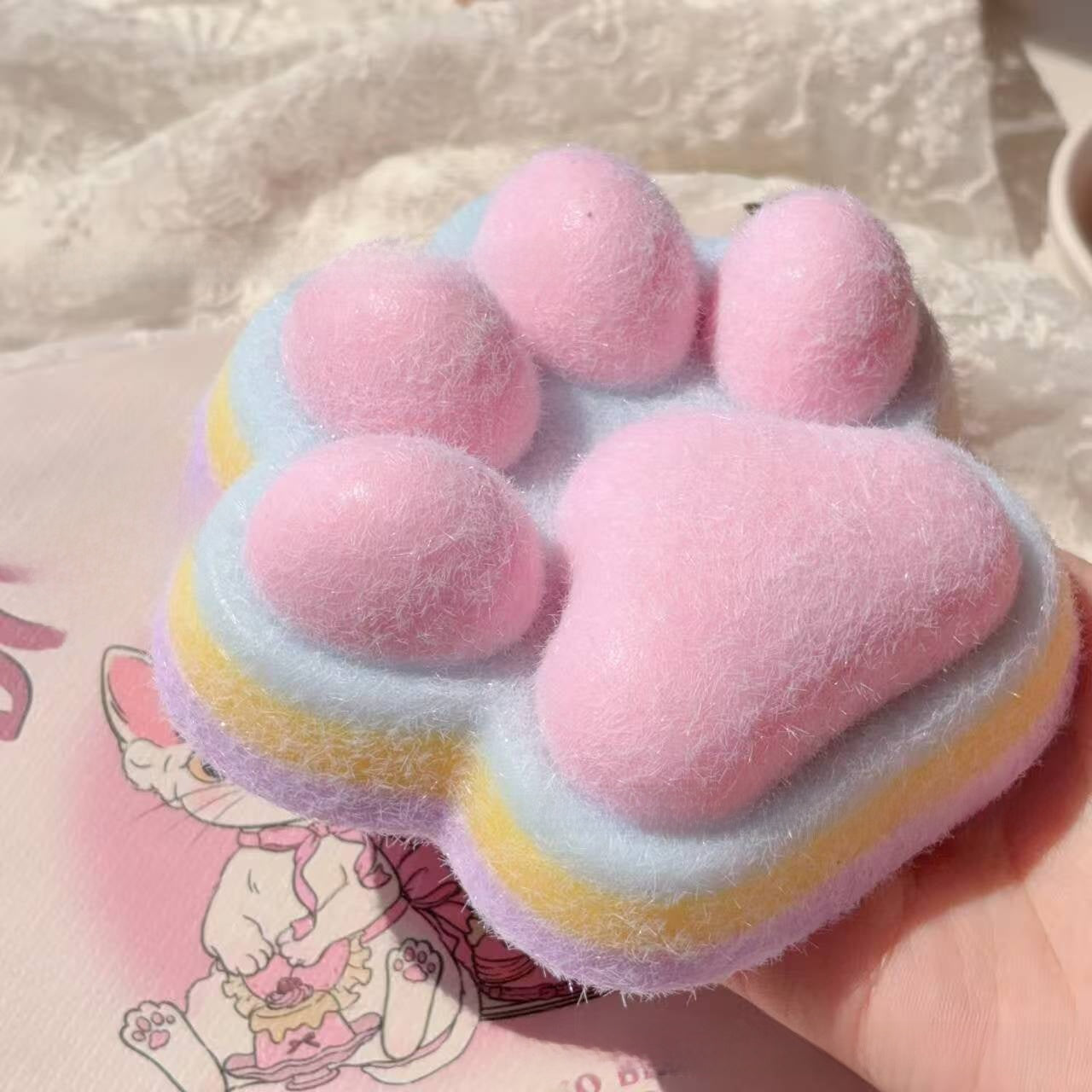 Soft Gel Cat Paw Stress Relief Toy
