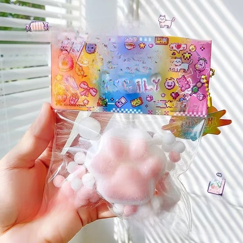 Soft Gel Cat Paw Stress Relief Toy