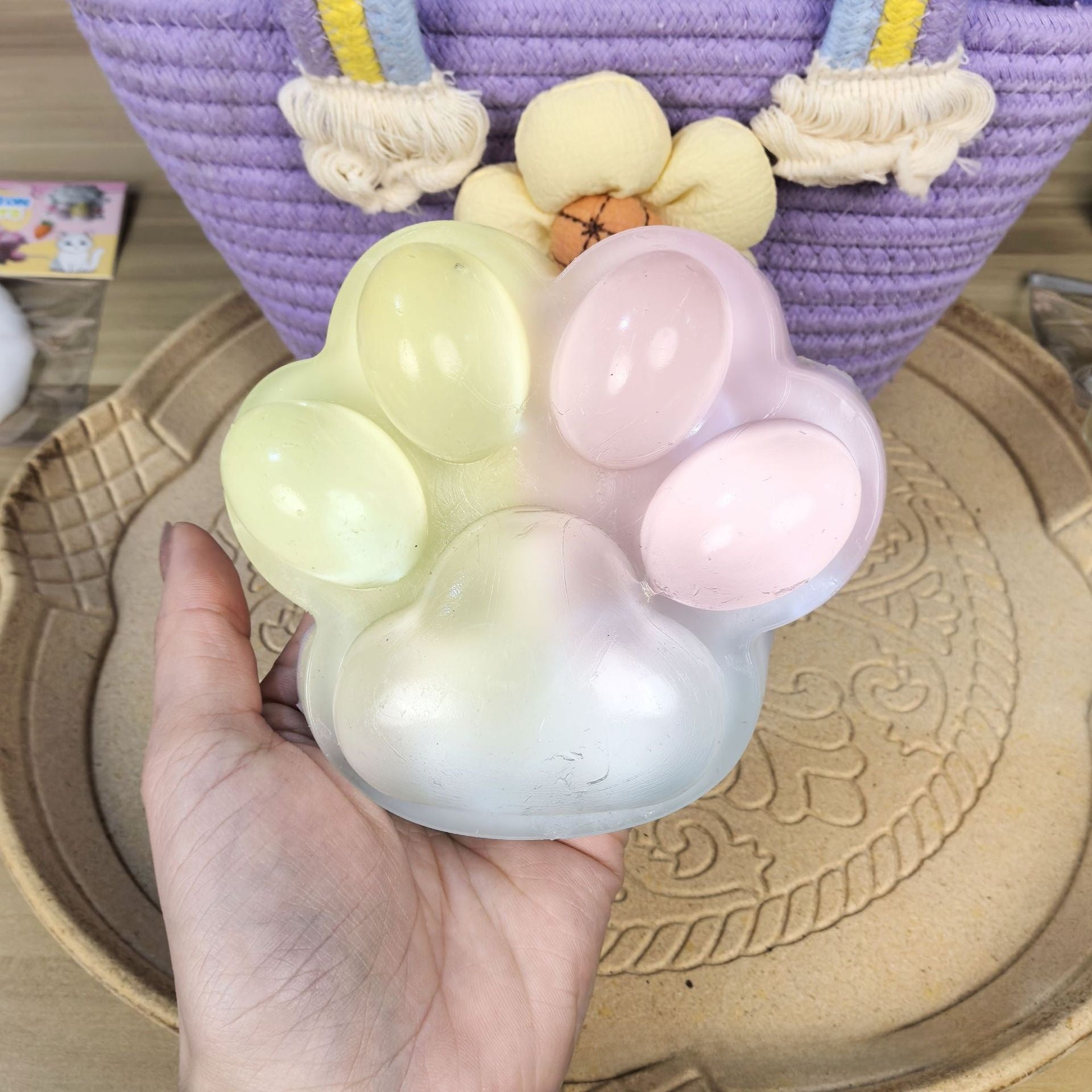 Soft Gel Cat Paw Stress Relief Toy