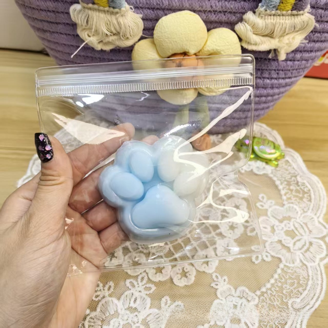 Soft Gel Cat Paw Stress Relief Toy