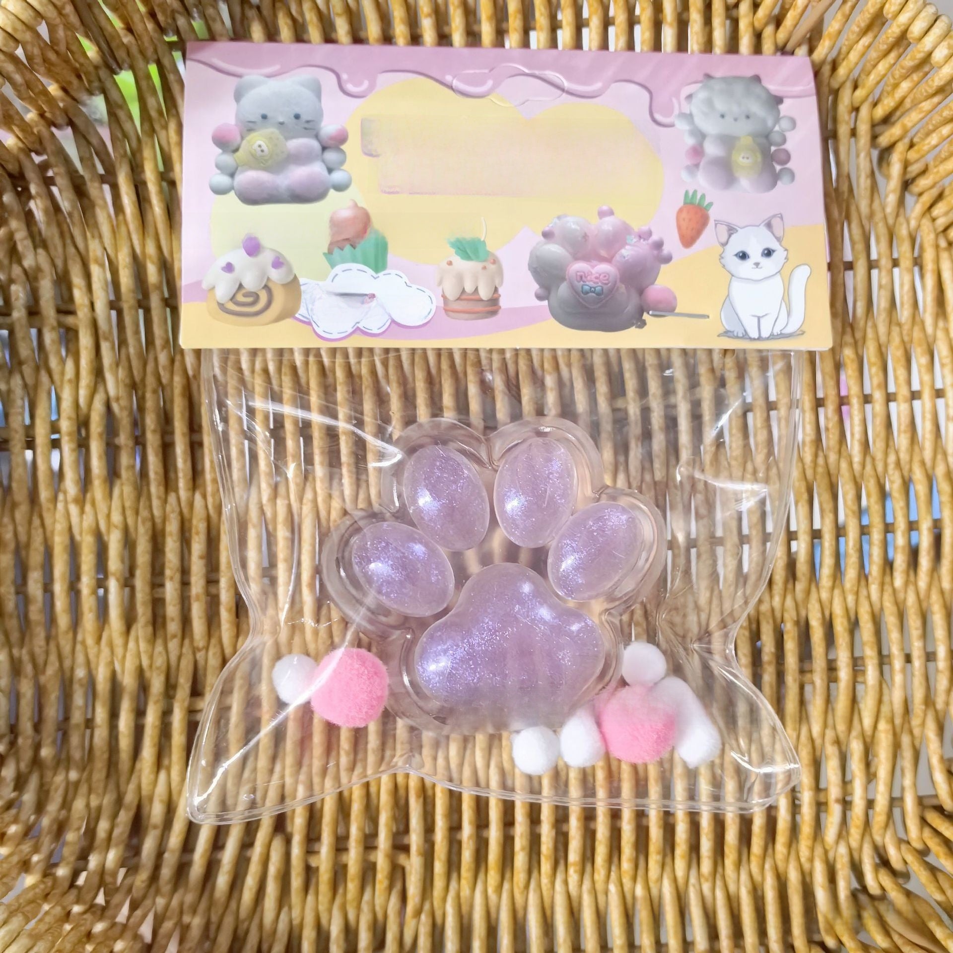 Soft Gel Cat Paw Stress Relief Toy