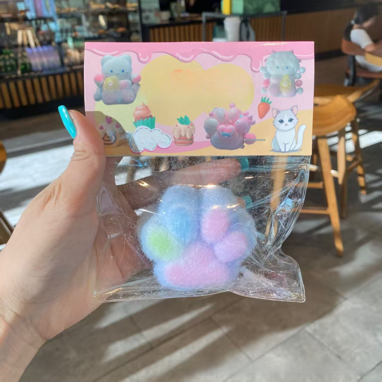 Soft Gel Cat Paw Stress Relief Toy
