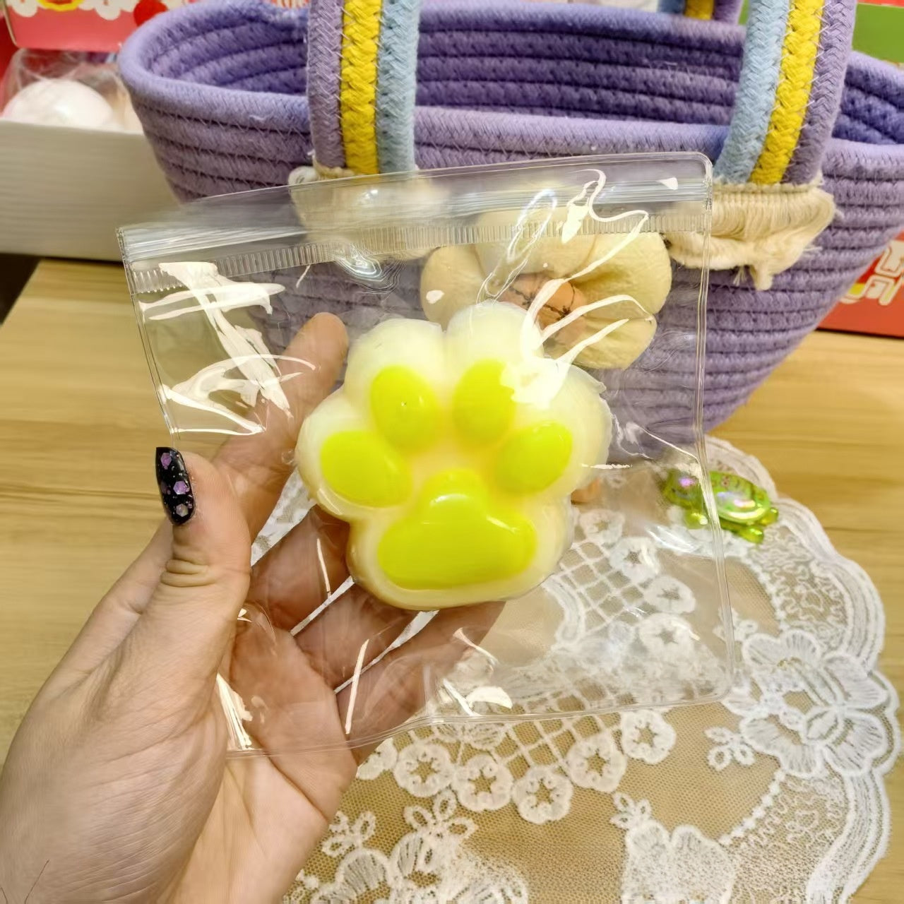 Soft Gel Cat Paw Stress Relief Toy
